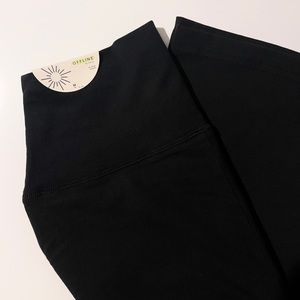 NEW, Offline By Aerie High Waisted Flare Legging in Medium Short
